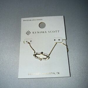 Kendra Scott Gold Necklace with Silver Accents